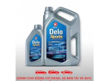 Nhớt Havoline Caltex Delo Sports SynB 10W30 (6L+1L) – Nhớt Xe Bán Tải, SUV Máy Dầu API CI-4