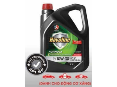 Nhớt Havoline Caltex ô tô Formula 10W30 4L API SP – Dầu khoáng chuyên động cơ xăng