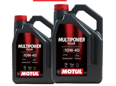 Nhớt Motul Ô Tô MULTIPOWER PLUS 10W40 API SQ – Dầu Nhớt Bán Tổng Hợp Chính Hãng