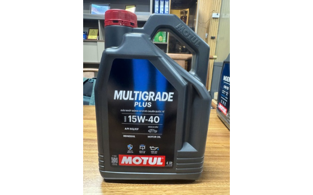 Nhớt Motul ô tô MULTIGRADE PLUS 15W40 4L chính hãng – Dầu nhớt động cơ xăng