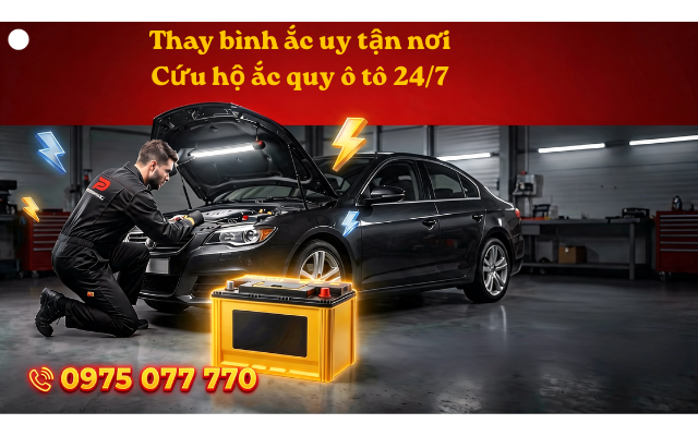 Cách xử lý khi ô tô hết bình ắc quy nhanh chóng và an toàn tài xế nên biết
