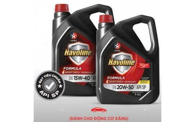 Nhớt Havoline Caltex 20W50, 15W40 API SP | Bình Hiệp Phát