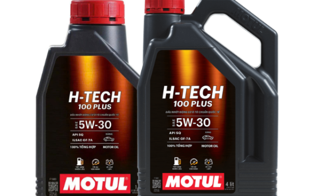 Nhớt ô tô Motul H-TECH 100 PLUS 5W30 – API SQ, ILSAC GF-7A