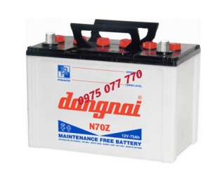 Ắc quy Hybrid Đồng Nai N70Z - 12V - 75Ah