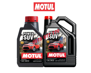  nhớt motul ô tô POWER SUV 5W30 1L, 5L , API SP, ACEA C3, 100% tổng hợp,chính hãng