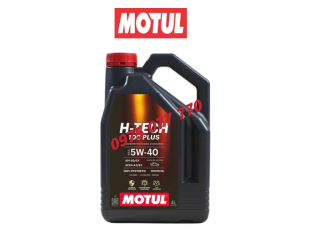 nhớt motul ô tô HTECH 100 PLUS 5W40 4L, API SQ/CF,  OEMs, 100% tổng hợp, chính hãng