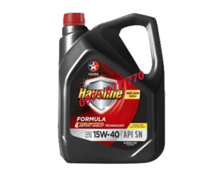 nhớt Havoline Caltex ô tô Formula 15W40 1L/4L, chuyên động cơ xăng, dầu khoáng, tiêu chuẩn  API SP
