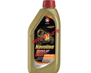 nhớt xe máy số HAVOLINE Super 4T Semi Synthetic 10W40, API SN, bán tổng hợp chính hãng