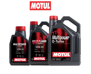 nhớt motul ô tô MULTIPOWER D-TURBO 10W30,  động cơ dầu(Diesel), API CK-4, bán tổng hợp, chính hãng