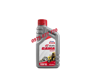 nhớt xe tay ga MOTUL GAMA SCOOTER 15W40 , 0.8L ,API SJ, JASO MB, bán tổng hợp, chính hãng