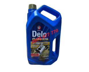 nhớt Havoline ô tô Delo Gold Ultra 20W50 5L, chuyên động cơ máy dầu, công nghệ tổng hợp , API CI-4 