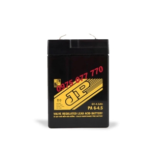 Ắc quy đèn sạc JP PA 6-4.5 - 6V - 4,5Ah