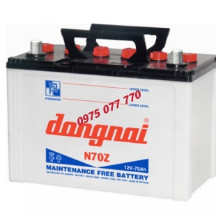 Ắc quy Hybrid Đồng Nai N70Z - 12V - 75Ah