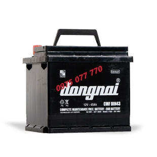 Ắc quy khô miễn bảo dưỡng Đồng Nai CMF DIN43 - 12V - 45Ah