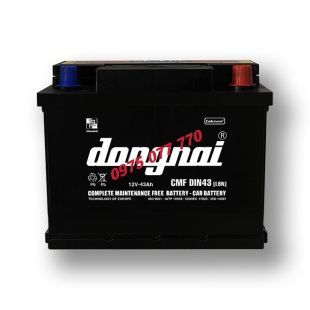 Ắc quy khô miễn bảo dưỡng Đồng Nai CMF DIN43 (LBN) - 12V - 43Ah
