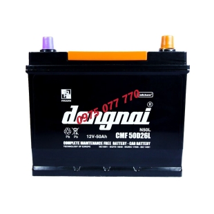 Ắc quy khô miễn bảo dưỡng Đồng Nai  CMF 50D26L - 12V - 50Ah
