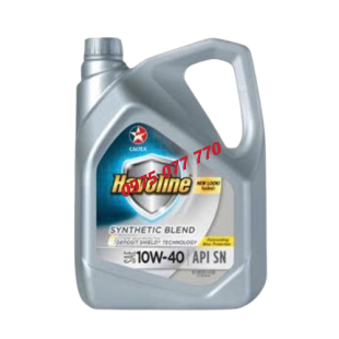 nhớt Havoline Caltex ô tô Synthetic Blend 10W40 4L , chuyên động cơ xăng và dầu ,công nghệ tổng hợp, API SN