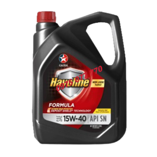 nhớt Havoline Caltex ô tô Formula 15W40 1L/4L, chuyên động cơ xăng, dầu khoáng, tiêu chuẩn  API SP