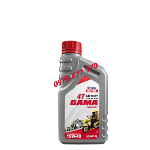 nhớt xe tay ga MOTUL GAMA SCOOTER 15W40 , 0.8L ,API SJ, JASO MB, bán tổng hợp, chính hãng