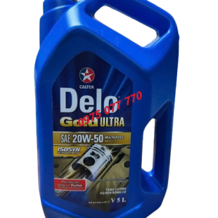 nhớt Havoline ô tô Delo Gold Ultra 20W50 5L, chuyên động cơ máy dầu, công nghệ tổng hợp , API CI-4 