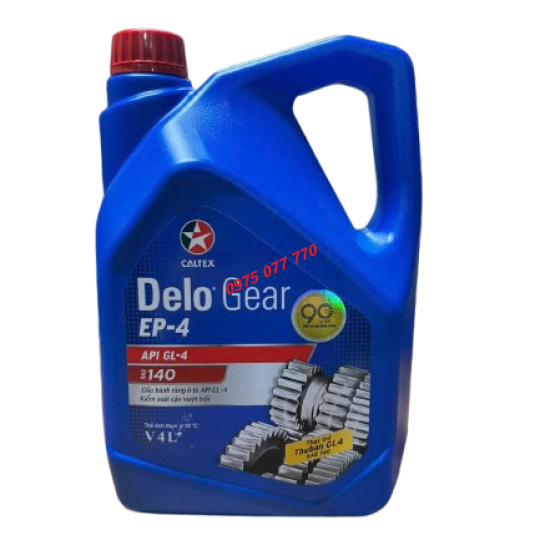 Dầu cầu, dầu hộp số Delo Gear EP-4 140 4L,18L 