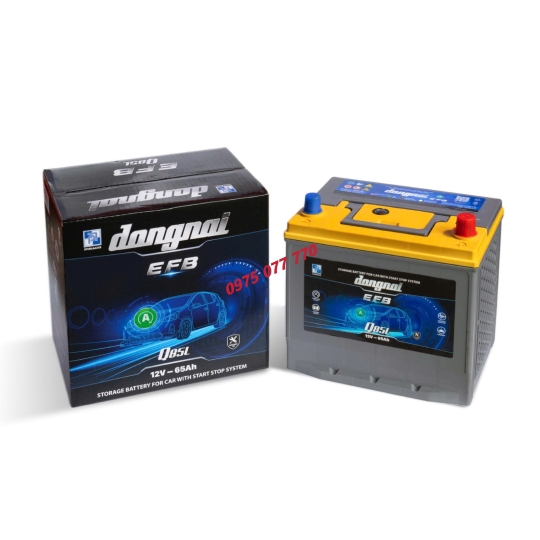 Ắc quy khô miễn bảo dưỡng Đồng Nai EFB Q85L - 12V - 65Ah