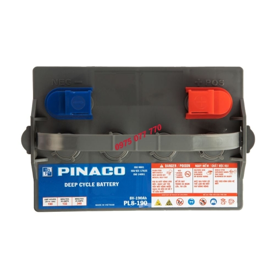 Ắc quy Xe điện đồng nai  PL 8-190 - 8V - 190Ah