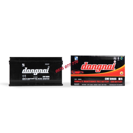 Ắc quy khô miễn bảo dưỡng Đồng Nai CMF DIN88 - 12V - 88AH