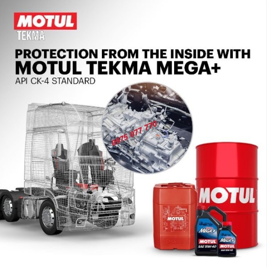 Motul dầu nhớt TEKMA MEGA+15W40 API CK-4