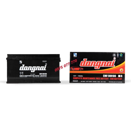 Ắc quy khô miễn bảo dưỡng Đồng Nai CMF DIN100 - 12V - 100Ah