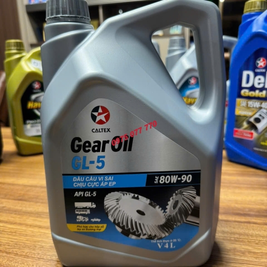 dầu hộp số havoline  Gear Oil GL-5 80W90 4L, 18L