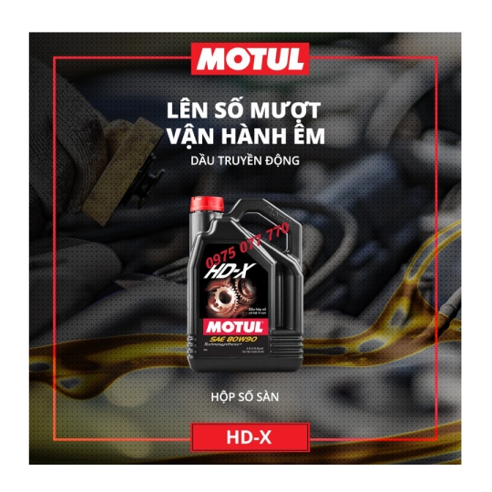 Motul dầu truyền động ô tô - HDX 80W90 4X4L VN