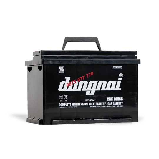 Ắc quy khô miễn bảo dưỡng Đồng Nai CMF DIN66 - 12V - 66Ah