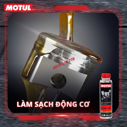 Motul phụ gia vệ sinh động cơ ô tô - ENGINE CLEAN AUTO 12X0.300L