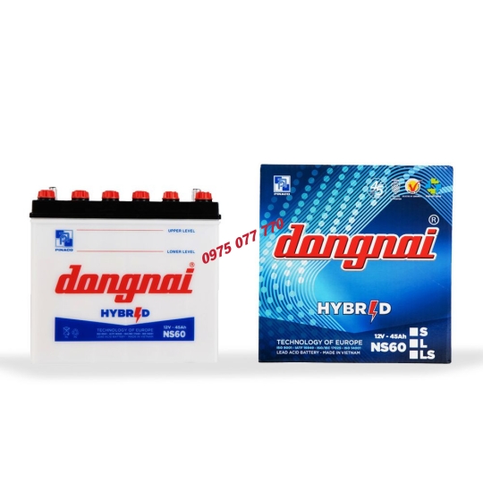 Ắc quy Hybrid Đồng Nai NS60 - 12V - 45Ah