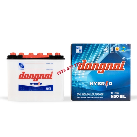 Ắc quy Hybrid Đồng Nai N50 - 12V - 50Ah