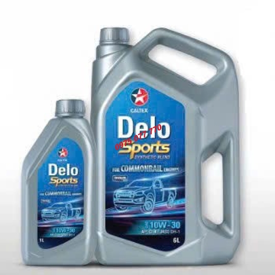 nhớt Havoline  ô tô Delo Sports SynB 10W30(6L+1L), chuyên xe bán tải và SUV, công nghệ tổng hợp, CI-4