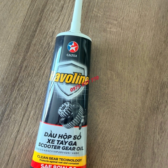 nhớt láp xe tay ga  HAVOLINE CALTEX Scooter GearOil 80W90 120ml ML3, chính hãng