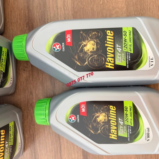 nhớt xe số HAVOLINE Ezy Plus 20W50, API SL, JASO MA2 chính hãng