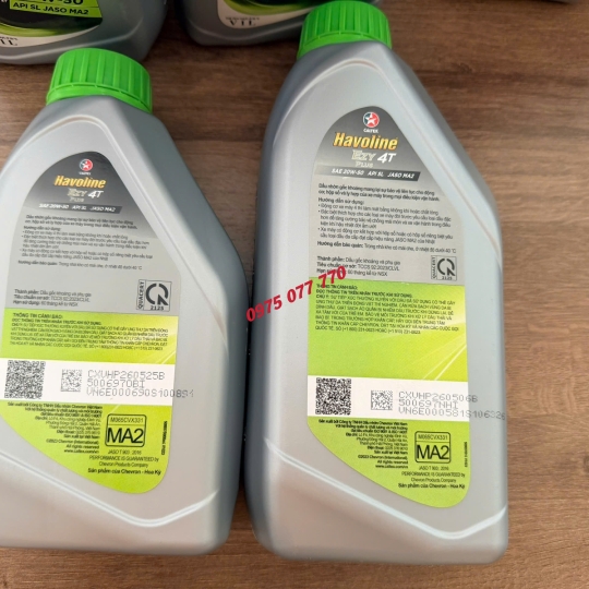 nhớt xe số HAVOLINE Ezy Plus 20W50, API SL, JASO MA2 chính hãng
