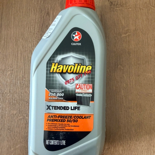 nước làm mát động cơ ô tô Havoline Hav XLC Premix 50/50 1L