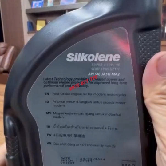 nhớt xe máy số Fuchs Silkolene Super 4 10W40 1L,chính hãng