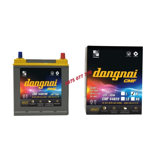 Ắc quy khô miễn bảo dưỡng Đồng Nai CMF 40B20R - 12V - 35Ah