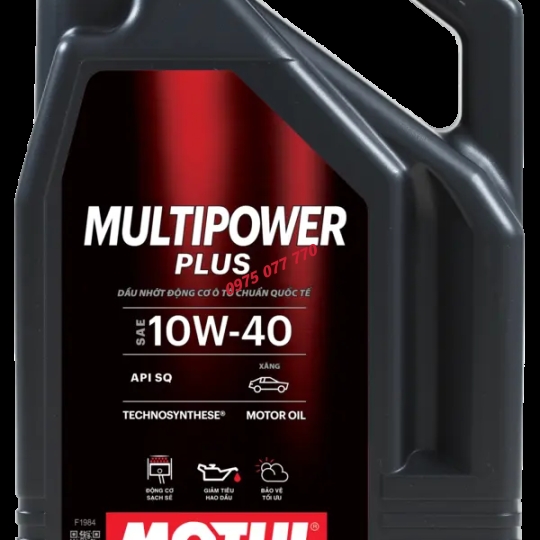 nhớt motul ô tô MULTIPOWER PLUS 10W40  , API API SQ, bán tổng hợp, chính hãng