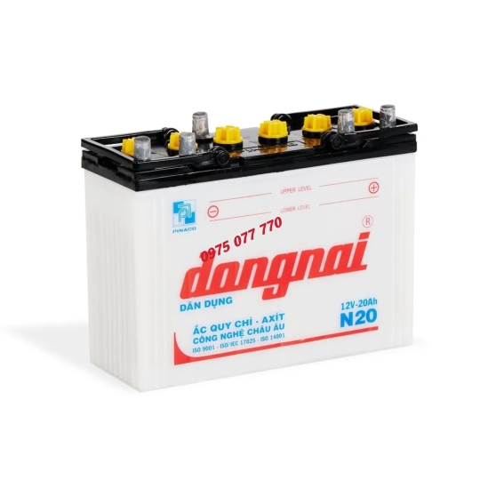 Ắc quy dân dụng Đồng Nai  N20 - 12V - 20Ah