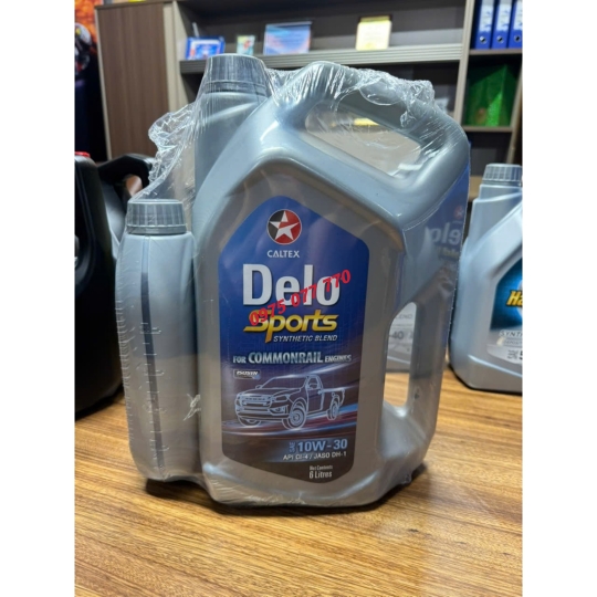 nhớt Havoline  ô tô Delo Sports SynB 10W30(6L+1L), chuyên xe bán tải và SUV, công nghệ tổng hợp, CI-4