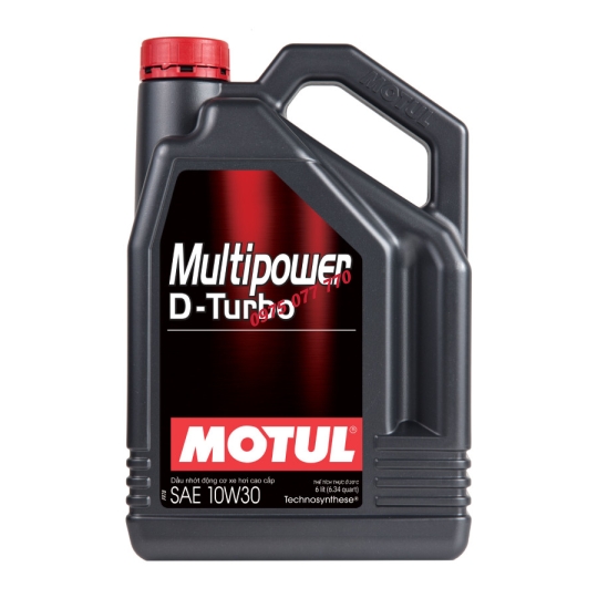 Motul dầu nhớt ô tô chuyên động cơ Diesel  - MULTIPOWER D-TURBO 10W30 4X6L