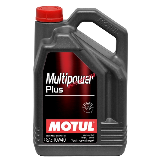 Motul dầu nhớt ô tô chuyên động cơ xăng -  MULTIPOWER PLUS 10W40 SP 4X4L 