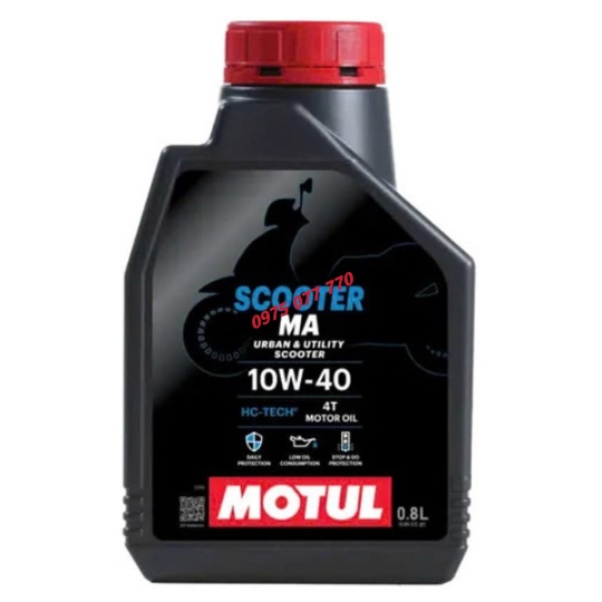 Motul dầu nhớt xe tay ga -   SCOOTER LE 4T 10W40 20X0.8L VN
