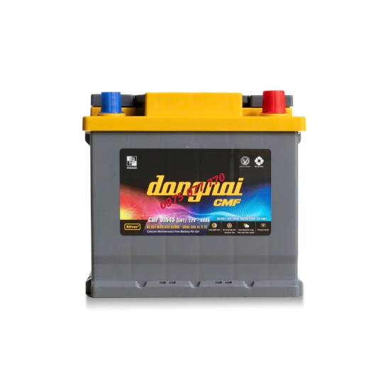 Ắc quy khô miễn bảo dưỡng Đồng Nai CMF DIN45 [LN1] - 12V - 45Ah